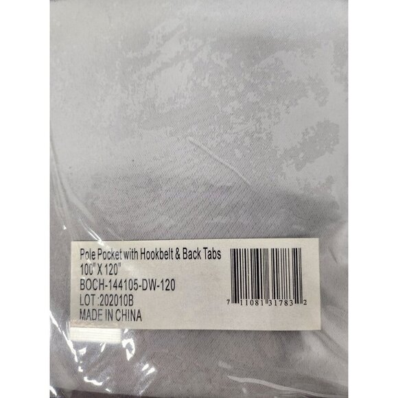 Exclusive Fabrics Solid Blackout Doublewide Curtain Gray 100" X 120" NEW - Picture 4 of 7